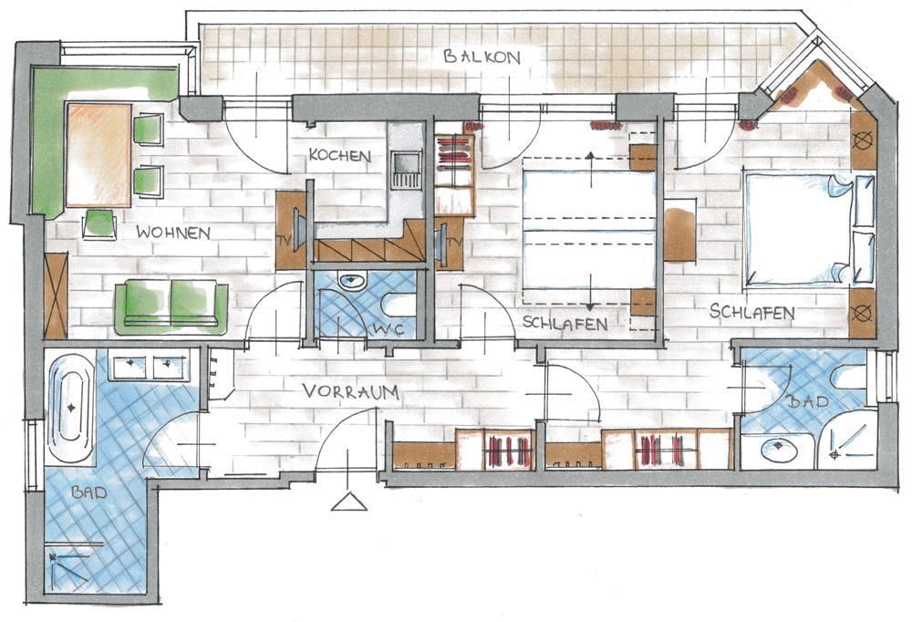 Appartements Alpenkristall Zell am Ziller Bilik gambar